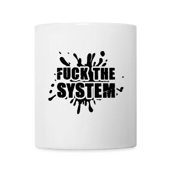 Lustige Maske Masken Mund Nase Mundschutz Sprüche - Tasse - Weiß - Vorne