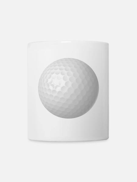 Véritable balle de golf - Mug blanc - blanc