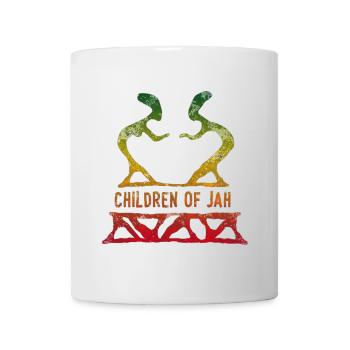 enfants de jah reggae - Mug blanc - blanc - Devant