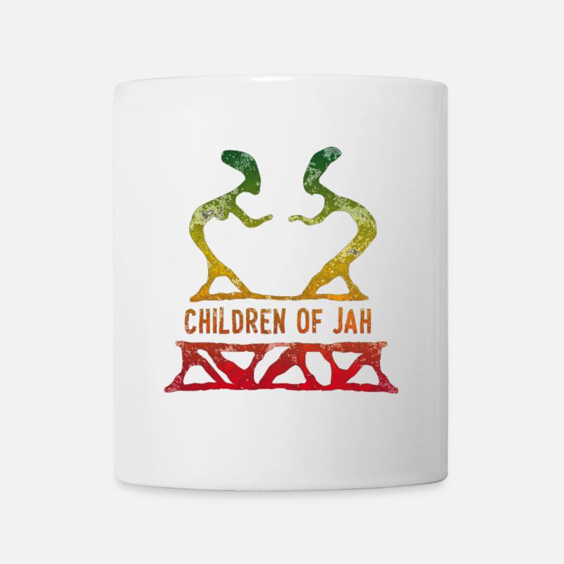 enfants de jah reggae - Mug blanc - blanc