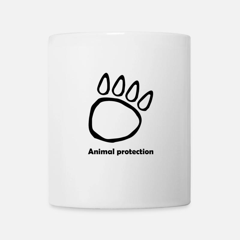 Tierschutz - Tasse - Weiß