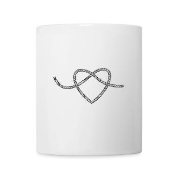 Maritime Rope Heart Gift - Mug - white - Front