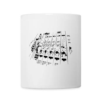 Mixeur DJ - Mug blanc - blanc - Devant