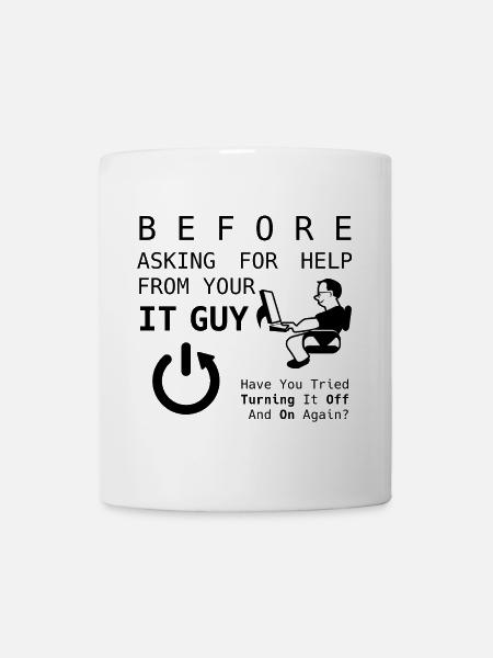 IT Guy - Black - Mug - white