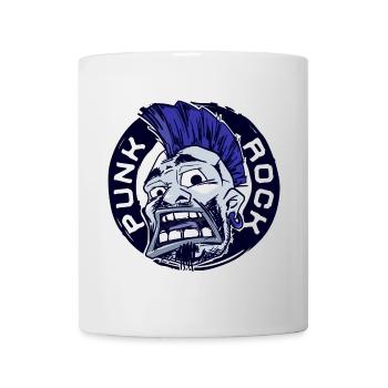 Punk rock punk rock hard rock music rock music rocker - Mug - white - Front