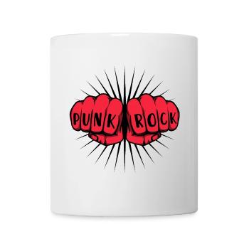Punk rock punk rocker punk music hard rock rock music - Mug - white - Front