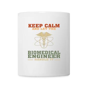 Bestseller Biomedical Engineer Tshirt, Keep Calm - Mug - white - Front