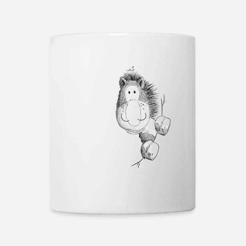 Lustiges Pferd I Pony I Comic - Tasse - Weiß