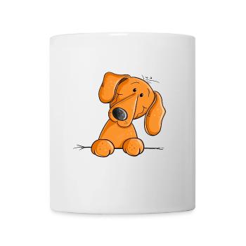 Drôle de teckel I chien de toit I Teckel I Chien - Mug blanc - blanc - Devant