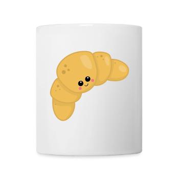 Croissant - Tasse - Weiß - Vorne