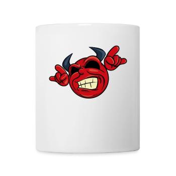 Devil rock music rock music hard rock punk rock - Mug - white - Front