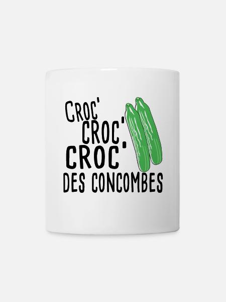Concombres vert lime Minimaliste - Mug blanc - blanc