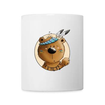 L’ours indien - Mug blanc - blanc - Devant
