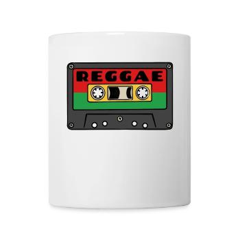 Reggae Music Reggae Music Jam Reggaeton Ragga Jah - Mug blanc - blanc - Devant