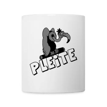 Plesiosaur Pleite Cartoon - Tasse - Weiß - Vorne