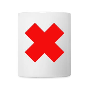 X Croix Rouge Je Fais Mon Truc Croyez Que L'amour - Mug blanc - blanc - Devant