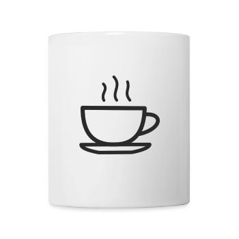 Kaffee Coffee Motiv lustig - Tasse - Weiß - Vorne