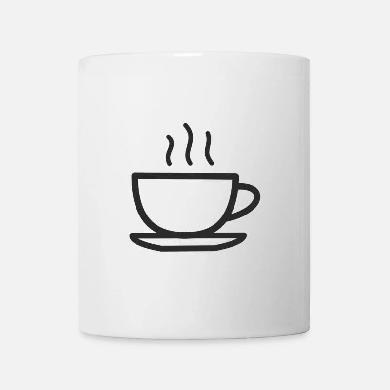 Kaffee Coffee Motiv lustig - Tasse - Weiß