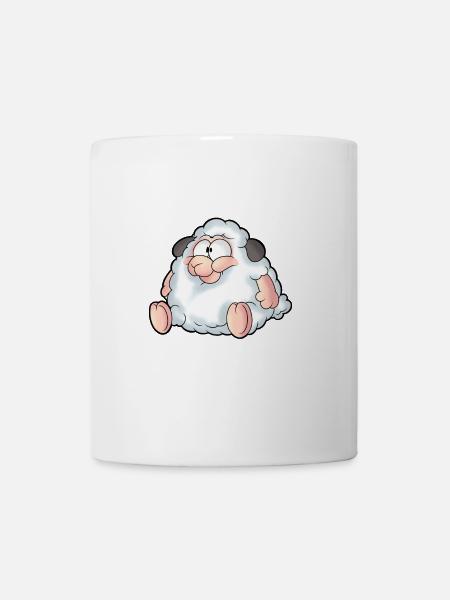 Schaf Lustig - Tasse - Weiß