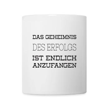 Erfolg - Tasse - Weiß - Vorne