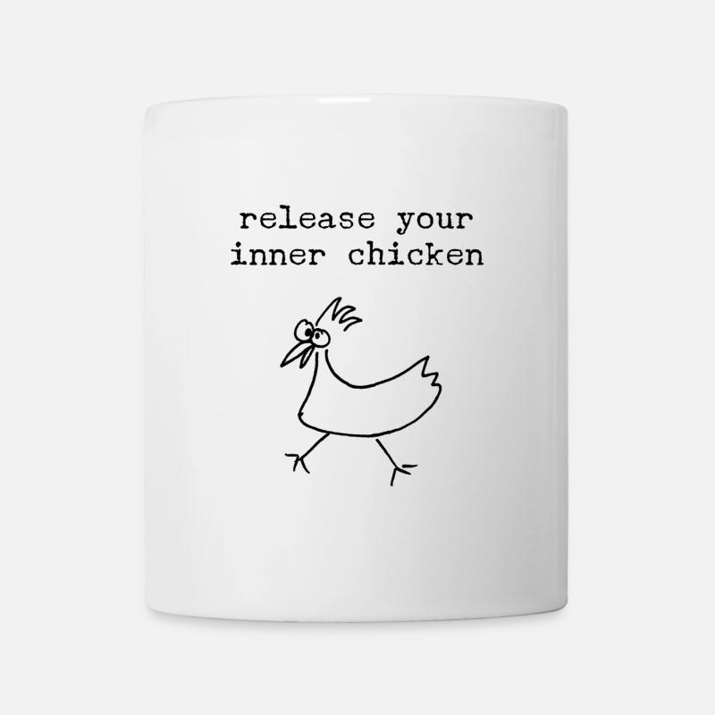 Inner Chicken - Tasse - Weiß
