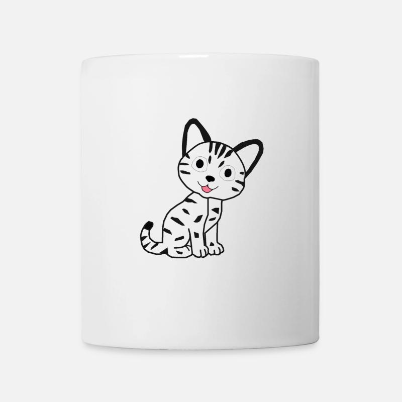 Chat - Mug blanc - blanc