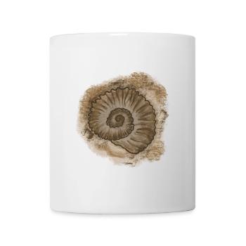 Antike Muschel Illustration - Tasse - Weiß - Vorne