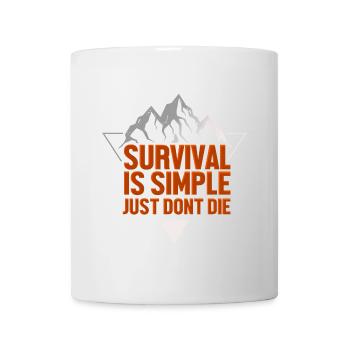 Outdoor Survival Prepper - Tasse - Weiß - Vorne