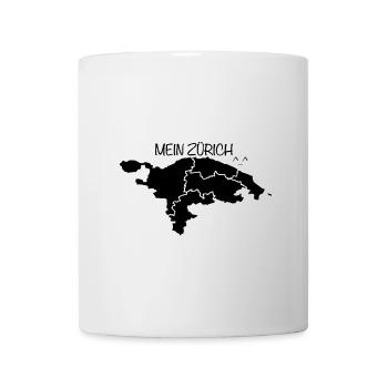 Mein Zürich - Tasse - Weiß - Vorne