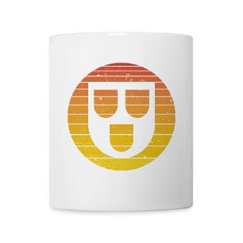 Retro Vintage Maler Lackierer Handwerker Rot - Tasse - Weiß - Vorne