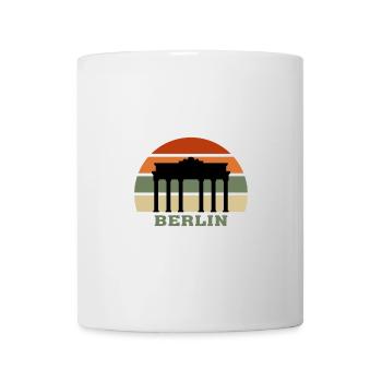 Berlin City Skyline Deutschland Wahrzeichen - Tasse - Weiß - Vorne