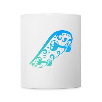 Maori Skateboard Lover Tribal Tattoo Gift - Mug - white - Front