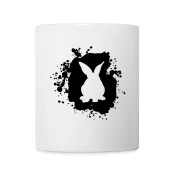 Hase Kaninchen - Tasse - Weiß - Vorne