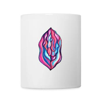 Vulva dripping - Mug blanc - blanc - Devant