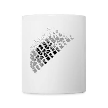 Defender Land-Rover OFF Road White - Mug blanc - blanc - Devant