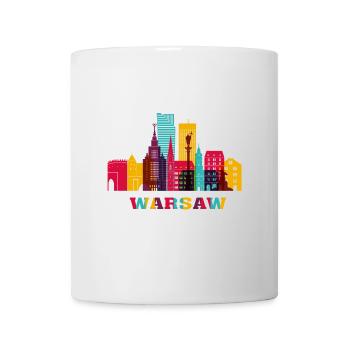 Warsaw Poland Capital City Skyline Warszawa Polska - Mug - white - Front