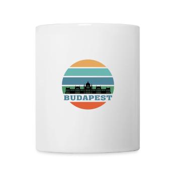 Wahrzeichen der Stadt Budapest Skyline Ungarn - Tasse - Weiß - Vorne