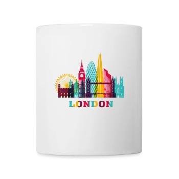 London City Skyline England Landmark - Mug - white - Front