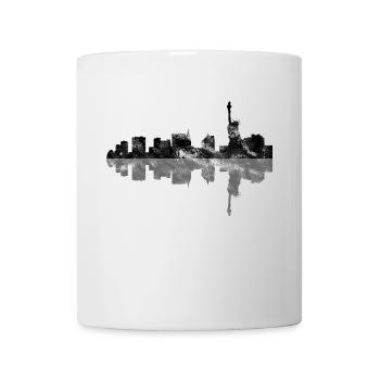 New York Skyline Vintage - Tasse - Weiß - Vorne