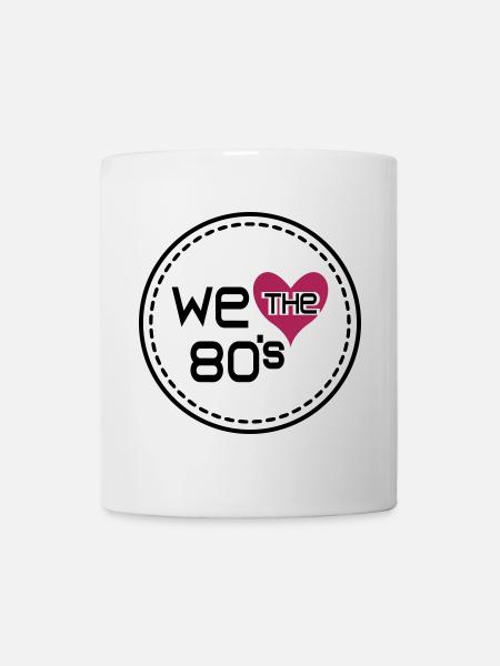 We love the 80s - Mug - white