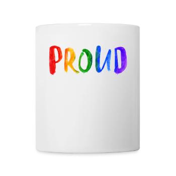 Stolz Gay Schwul Lgbt Regenbogen Ehe Toleranz Csd - Tasse - Weiß - Vorne