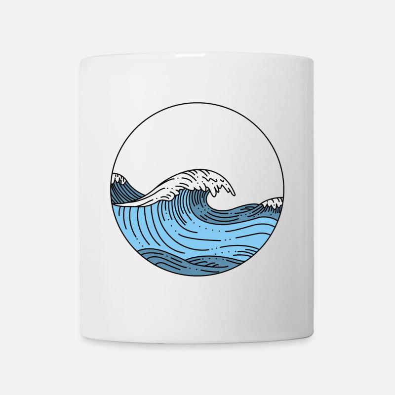 vague - Mug blanc - blanc