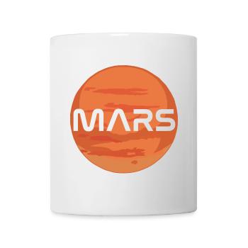 Planète Mars - Mug blanc - blanc - Devant
