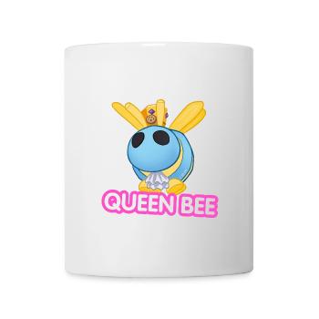 Bienenkönigin-Karikatur - Tasse - Weiß - Vorne