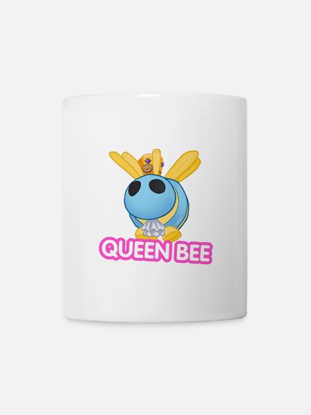Bienenkönigin-Karikatur - Tasse - Weiß