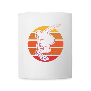 Skateur - Mug blanc - blanc - Devant
