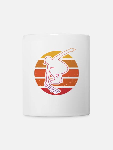 Skateur - Mug blanc - blanc