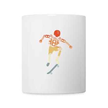 Skateur - Mug blanc - blanc - Devant