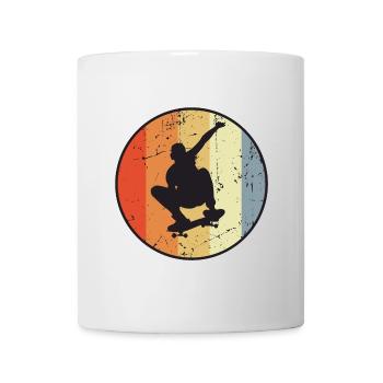 Faire de la planche à roulettes - Mug blanc - blanc - Devant