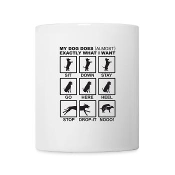 Dog Commands - Mug - white - Front